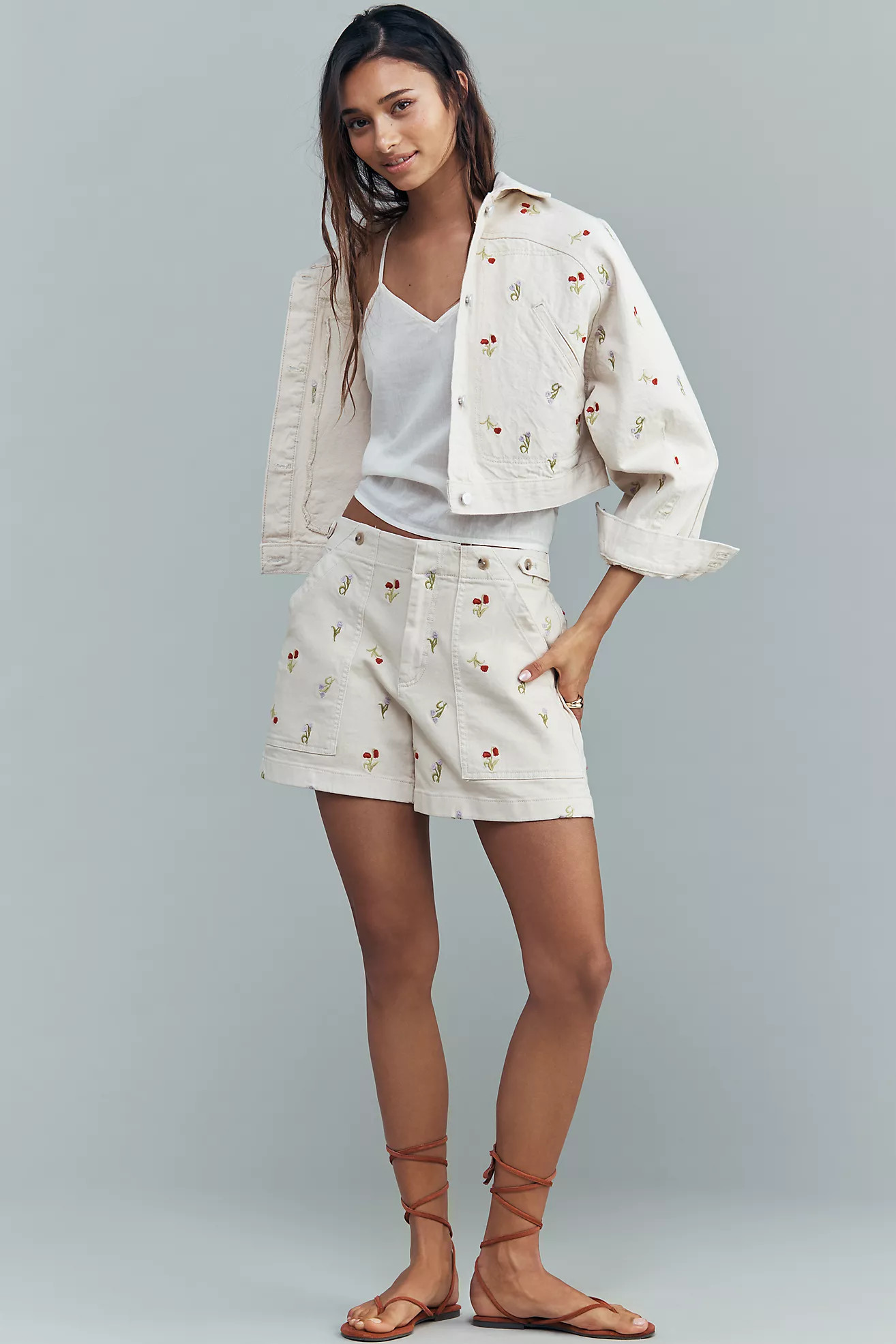 Henri Camper Shorts by Pilcro | Anthropologie (US)
