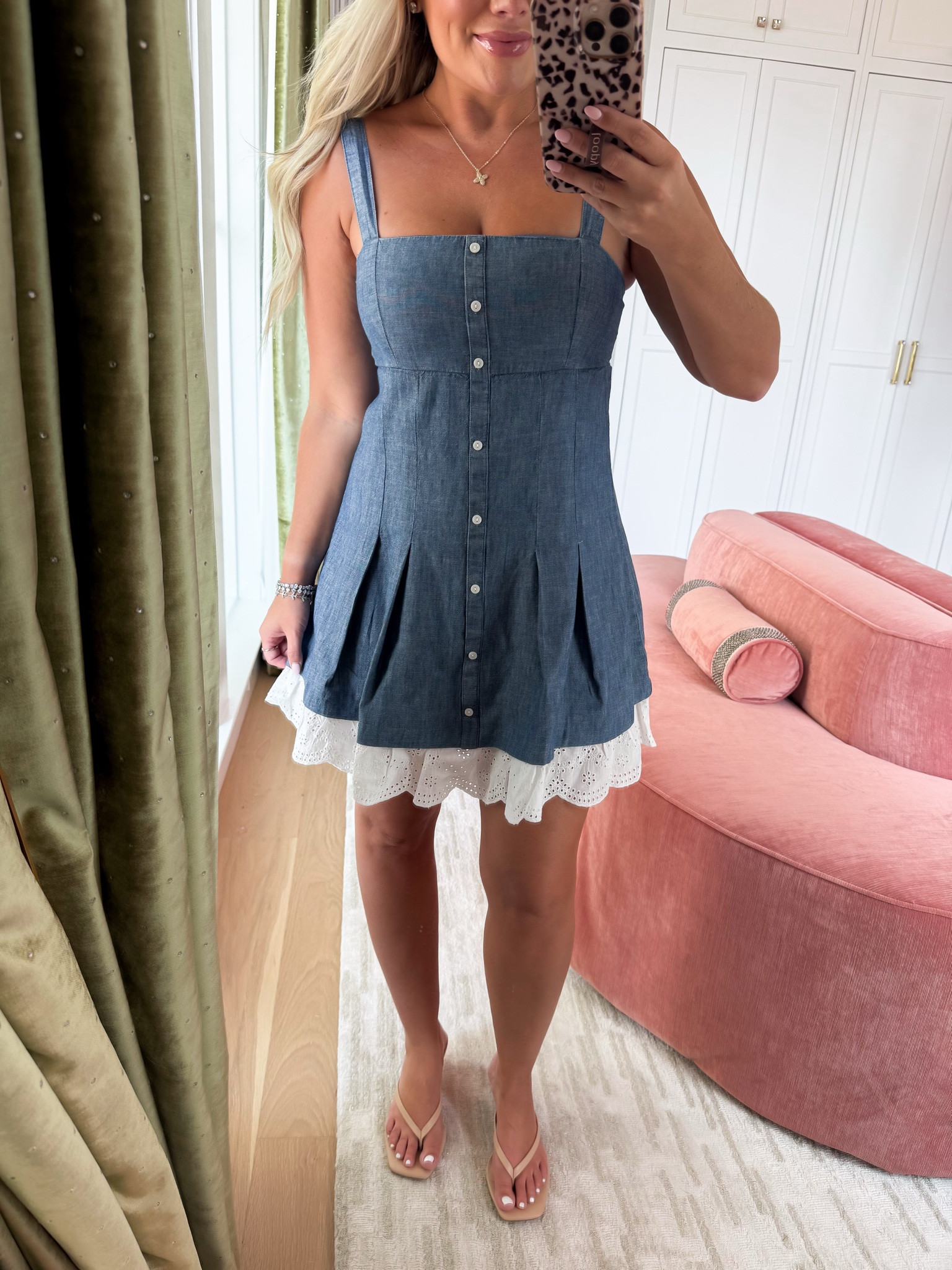The most darling denim dress

#LTKgrwm #LTKootd #LTKdayinmylife