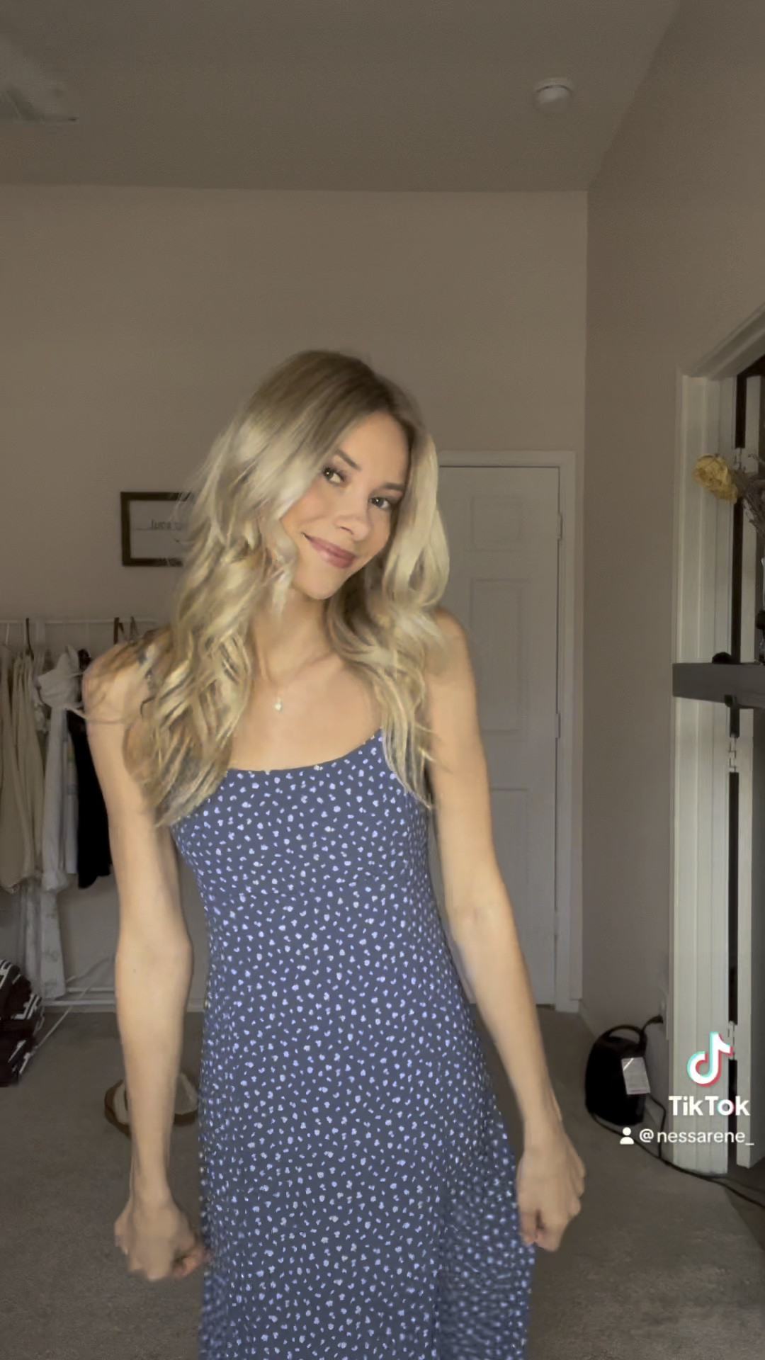 Such a flattering dress! (The grey sweater I wear on top is from Brandy Melville. I tagged a blue version). 

#LTKSeasonal #LTKWedding #LTKTravel