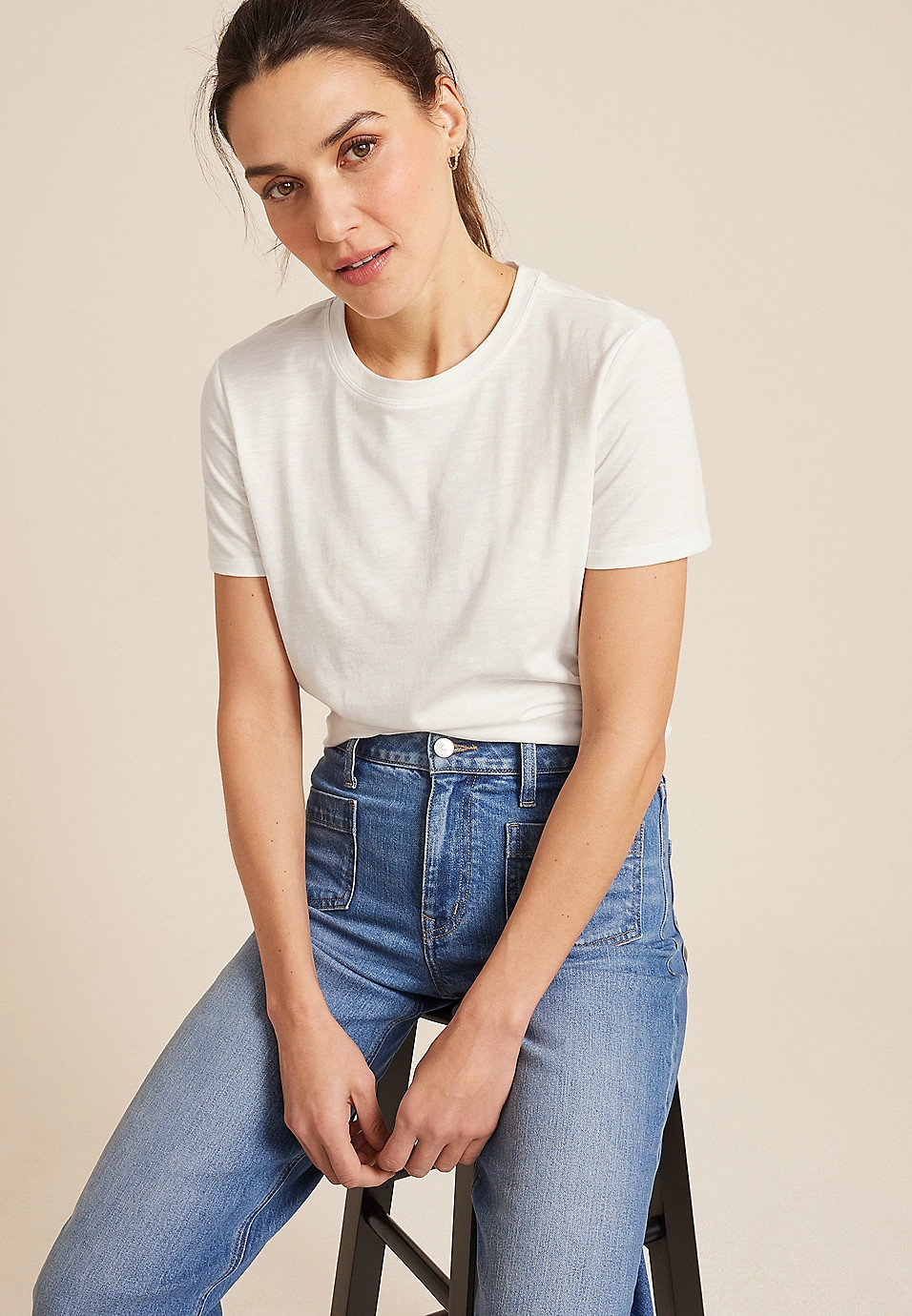 24/7 Dawson Crew Neck Tee | Maurices