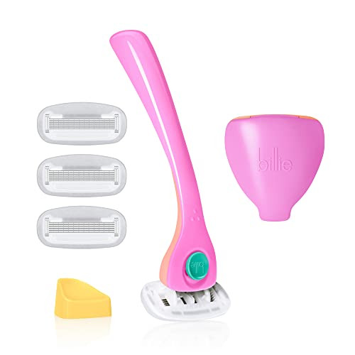 Billie Women's Shaving Kit 5-Blade Razor + 4 Refills + Magnetic Holder + Travel Case - Malibu | Amazon (US)