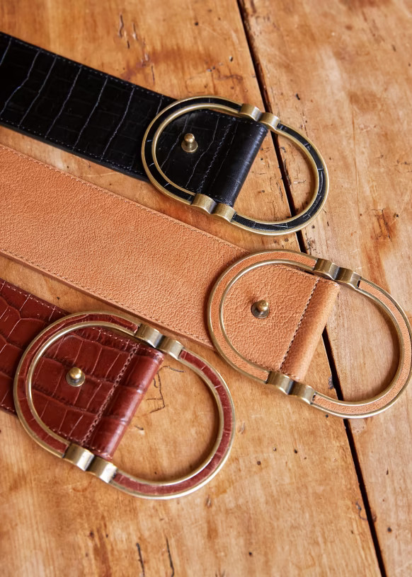 Fétiche Belt - Smooth Natural - Bovine leather - Sézane | Sezane Paris