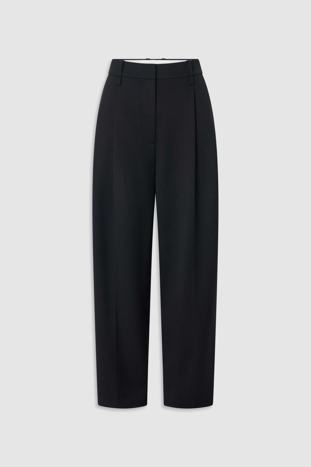 Tapered Pleat Pant Black | Oroton