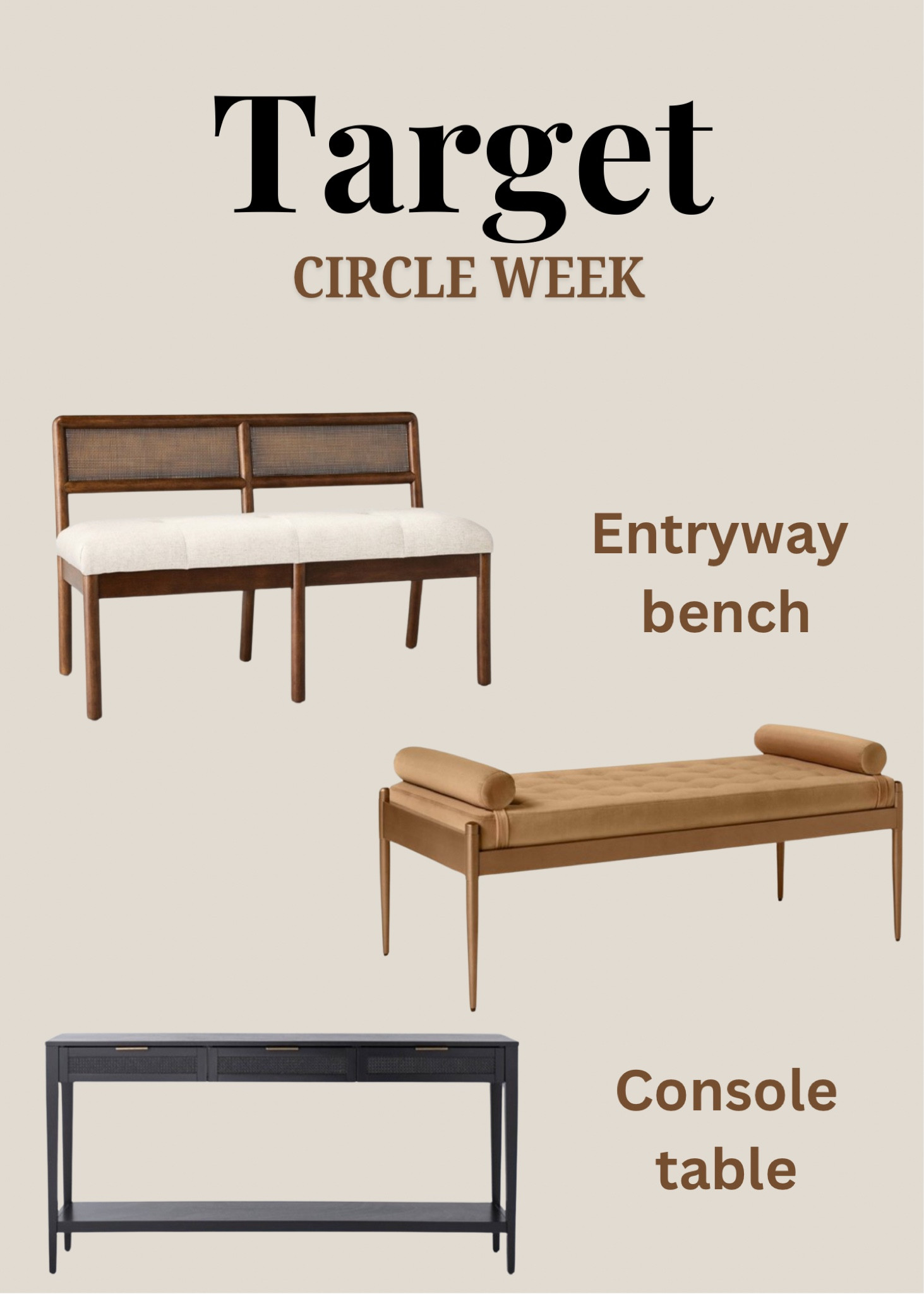 Target Studio McGee line on sale! I’m considering buying these for my entryway .

#LTKHome #LTKSaleAlert #LTKSummerSales
