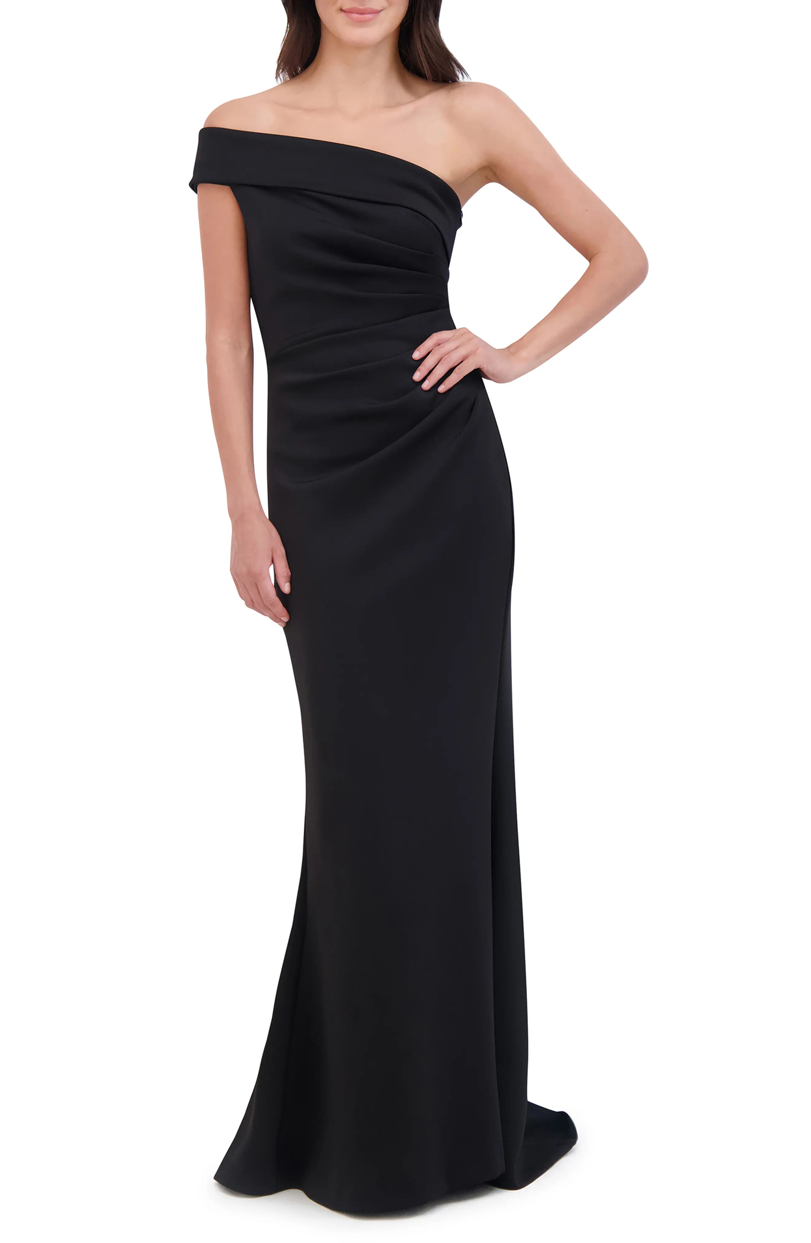 Eliza J Off the Shoulder Fit & Flare Gown (Women) | Nordstrom | Nordstrom