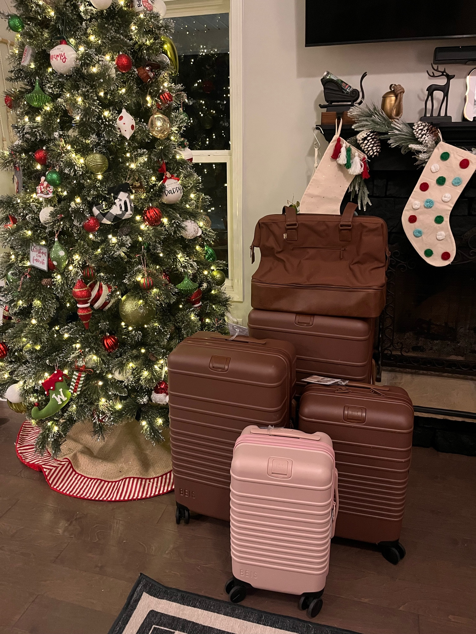 Still time to order BEIS luggage! These sets or individual pieces make great gifts! Maple is for me and the Atlas Pink is for Lakelyn! 

#LTKHoliday #LTKGiftGuide #LTKTravel