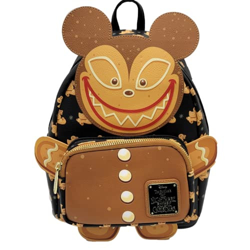 Loungefly x Disney Nightmare Before Christmas Gingerbread Scarry Teddy Mini Backpack | Amazon (US)