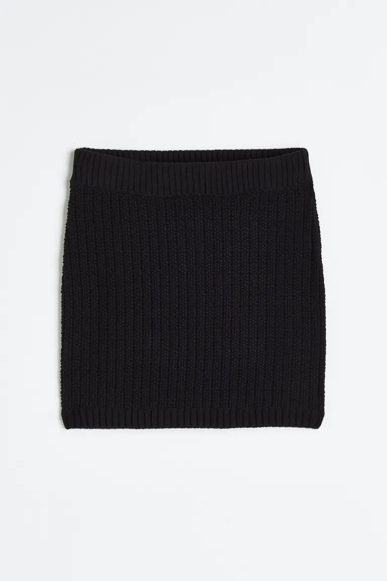 Knit Mini Skirt | H&M (US + CA)