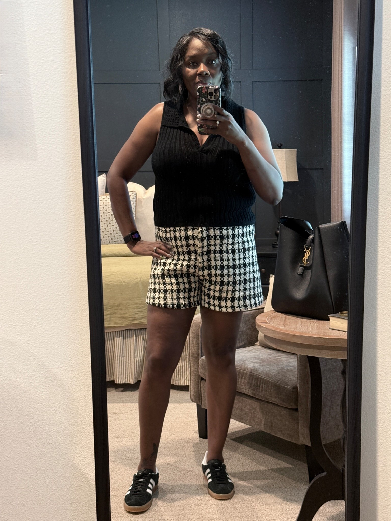 H&M Jacquard Weave Shorts (great sale), Adidas and YSL makes for a great combination. 

#LTKWorkwear #LTKSaleAlert #LTKStyleTip