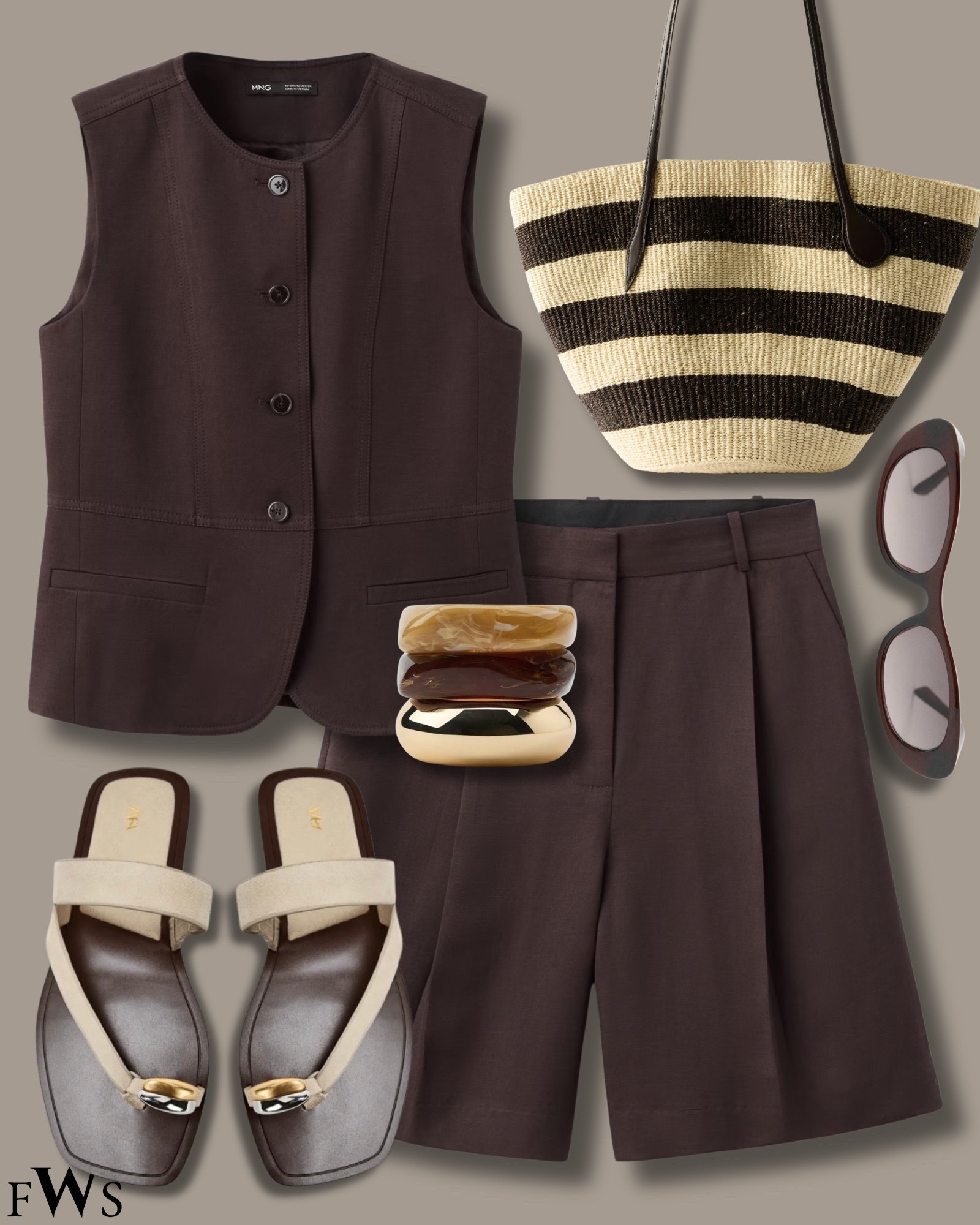 Chic matching set for summer 🤎

#LTKdatenight #LTKworkwear #LTKover50style