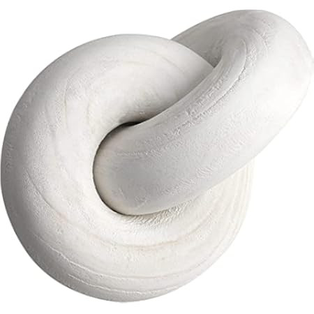 Wood Knot Decor Wood Chain Link Decor |Knot Decorative Object for Coffee Table Decor |Wood Chain for | Amazon (US)