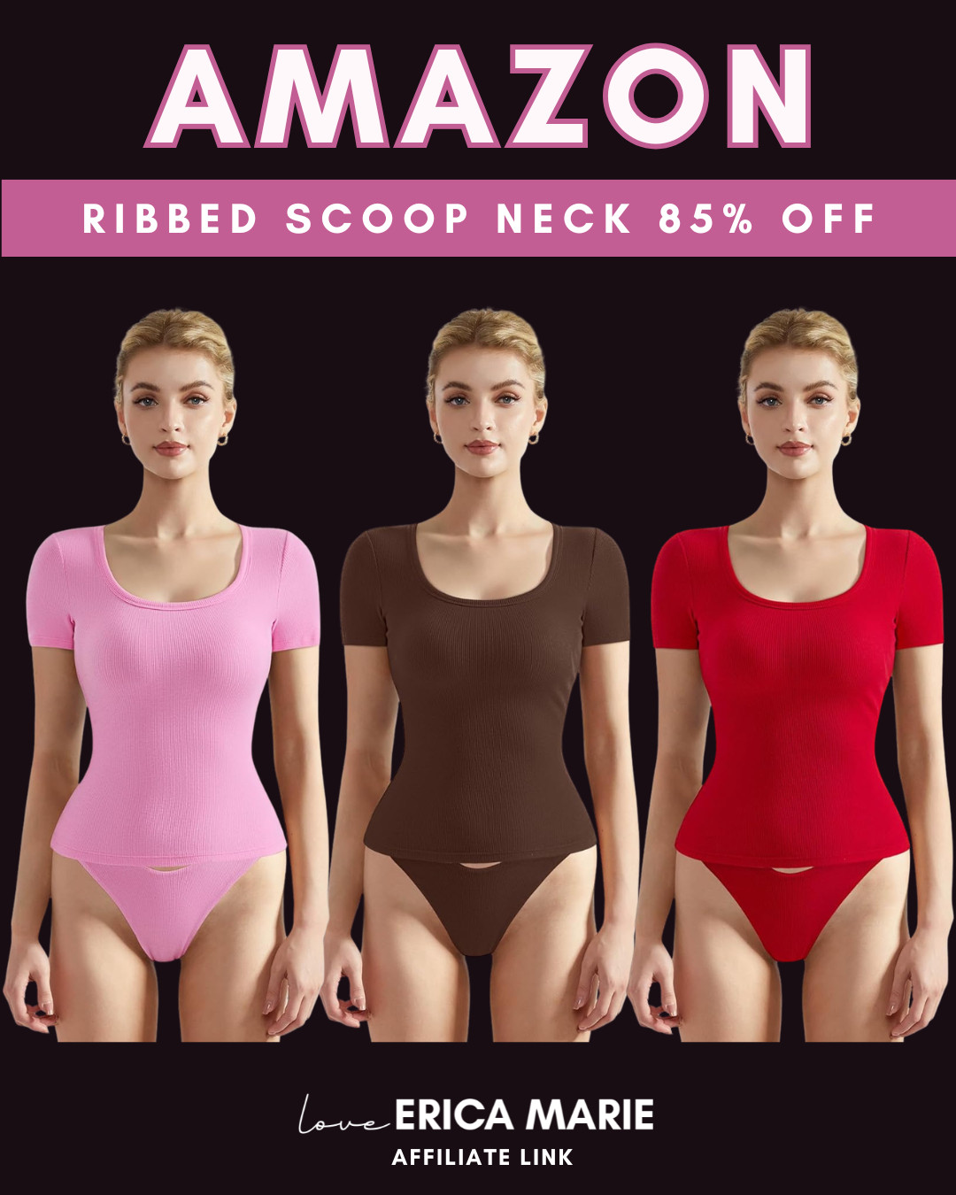I love tops like this because they’re so easy to style and always come in handy. It looks so soft, stretchy, and comfortable enough for everyday wear, this is such a good staple to grab in more than one color while it’s on sale. basic top, ribbed top, casual style 

 #LTKootd #LTKSaleAlert #LTKMidsize