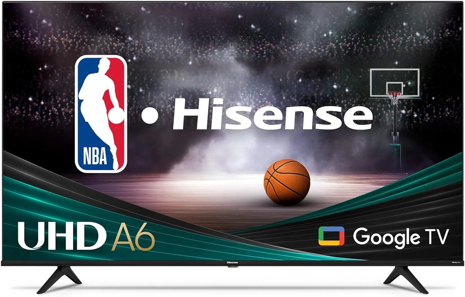 Hisense 43-Inch Class A6 Series Dolby Vision HDR 4K UHD Google Smart TV (43A6H) | Walmart (US)