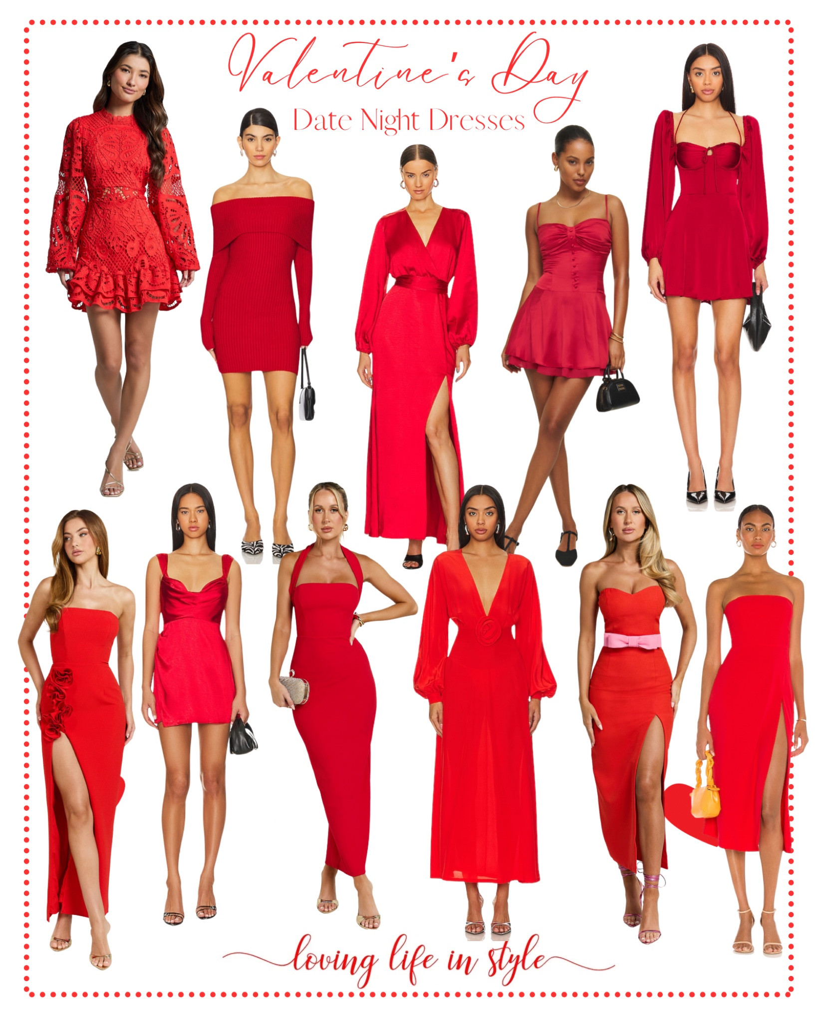 All the prettiest red date night dresses for Valentine's Day! 

Valentine's Day outfit, Valentine's Day dress, Valentine's outfit, Valentine's dress, valentine dress, valentine outfit, Valentine's Day style, Valentine's Day, Valentine's Day look, red dress 

#LTKOver40 #LTKStyleTip #LTKSeasonal