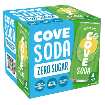 Cove Gut Healthy Soda Lemon Lime | Well.ca