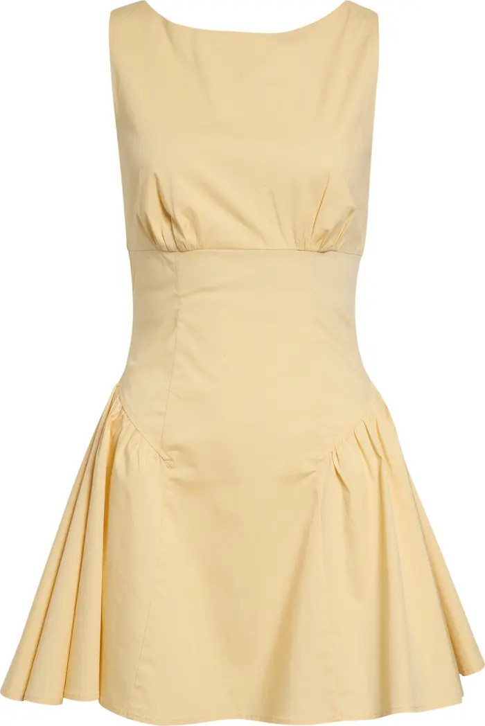 Gwen Pleated Drop Waist Minidress | Nordstrom