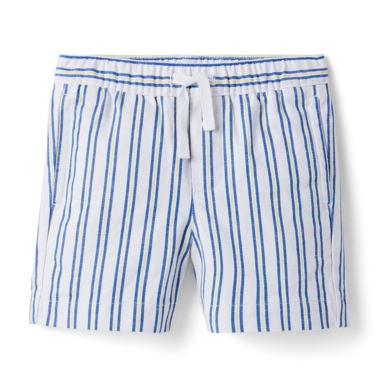 Striped Twill Pull-On Short | Janie and Jack