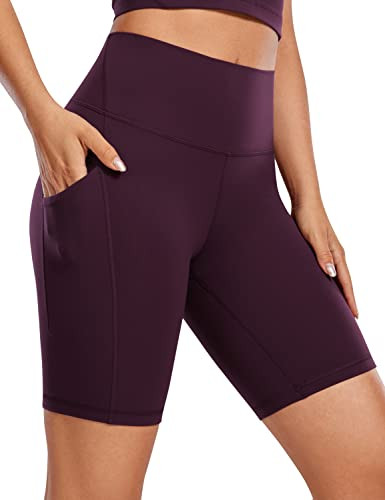 CRZ YOGA Womens Butterluxe Biker Shorts with Pockets 3'' / 5'' / 8'' - High Waisted Volleyball Wo... | Amazon (CA)