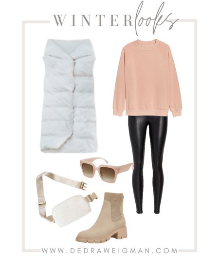 Casual cozy winter look! 

#leggings #boots #puffervest 

#LTKstyletip #LTKFind #LTKSeasonal