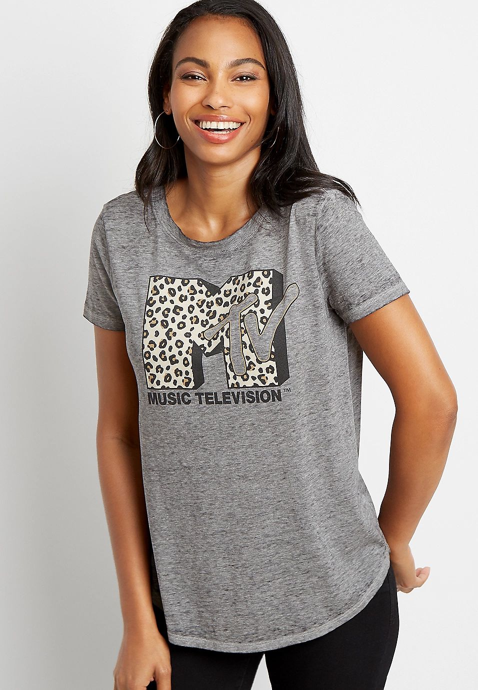 Leopard MTV Graphic Tee | Maurices