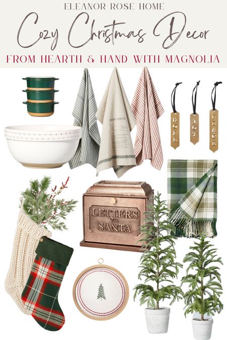 Cozy Christmas finds from Hearth & Hand With Magnolia. 

#LTKunder50 #LTKHoliday #LTKSeasonal