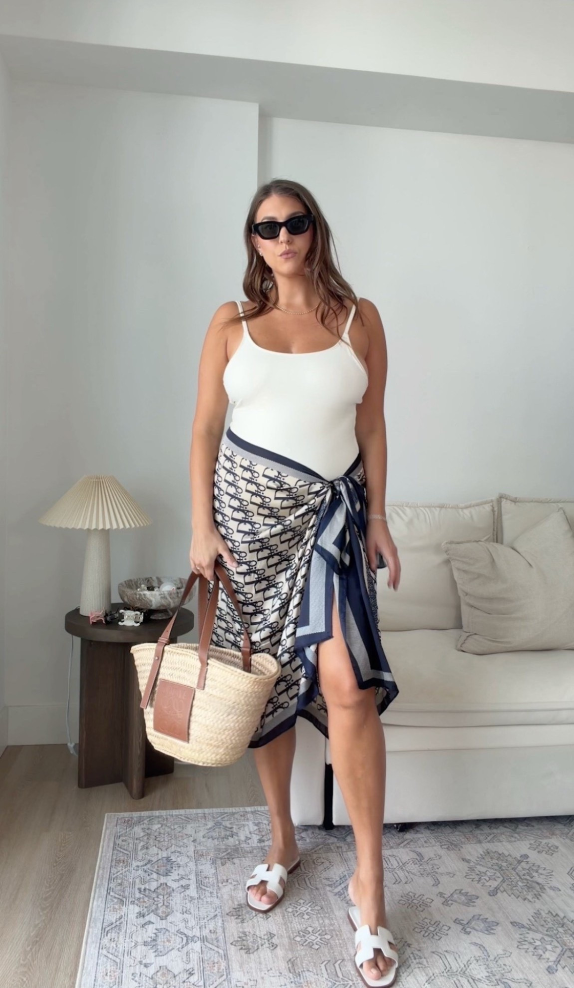 Euro summer energy ☀️

sarong outfit, summer outfit, beach chic, paris style, straw tote, neutral outfit, vacation look, effortless style

#LTKTall #LTKMidsize #LTKSwim