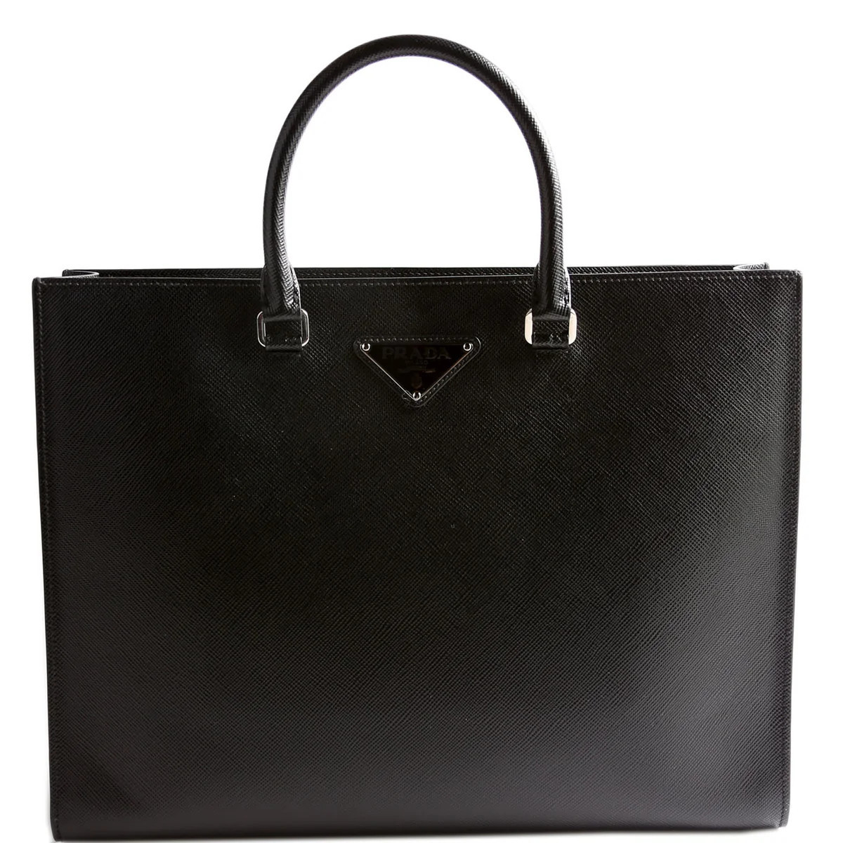 2VG101 Saffiano Tote Black | Keeks Designer Handbags