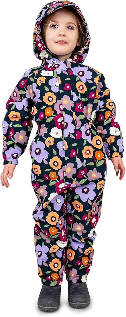 JAN & JUL Kids' Cozy-Dry Adjustable Rain Suit, Waterproof and Fleece-Lined | Amazon (US)