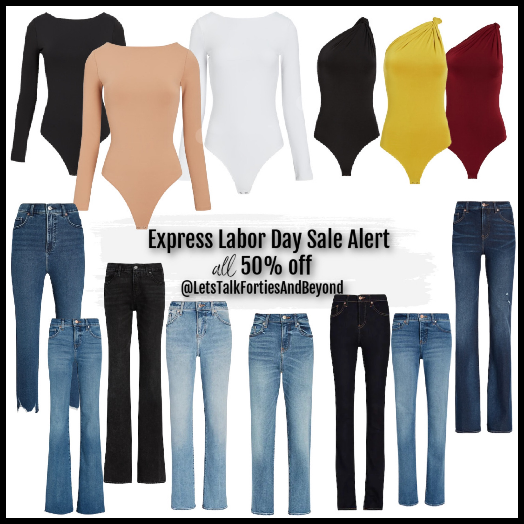 Express 50% off sale alert, part 2 😘


𝕃𝕚𝕟𝕜𝕤 𝕥𝕠 𝕊𝕙𝕠𝕡:
☞︎ See something you like? To shop all of these looks, just click on the link in my Bio ⬆️ You can also instantly shop all of my posts by following me on the @shop.LTK shopping app (@LetsTalkFortiesAndBeyond)

#LTKexpress # LTKexpresssale #LTKexpresssalealert #LTKsalealert #LTKlabordaysale #LTKaccessories #LTKjewerly #LTKlabordaysales #LTKjeans #LTKbodysuit #LTKexpressjeans #LTKflarejeans #LTKskyscapers #LTKtops #LTKoneshouldertop #LTKlongsleevetop 

#LTKstyletip #LTKSale #LTKsalealert