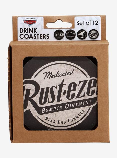 Disney Pixar Cars Radiator Springs Business Logos Coaster Set - BoxLunch Exclusive | BoxLunch