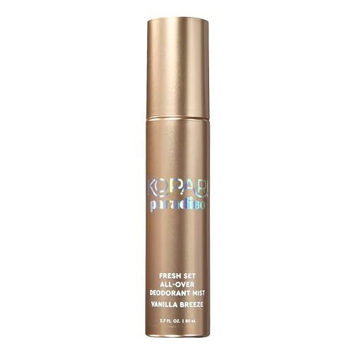 Kopari Paradiso Fresh Set All-Over Deodorant Mist – Vanilla Breeze | Aluminum-Free Deodorant Body Spray, Non-Aerosol, All-Over Odor Control | Amazon (US)