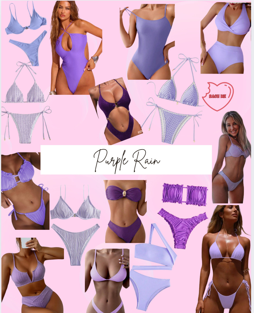 Purple Rain bikinis! 

 #LTKStyleTip #LTKSwim #LTKSpring