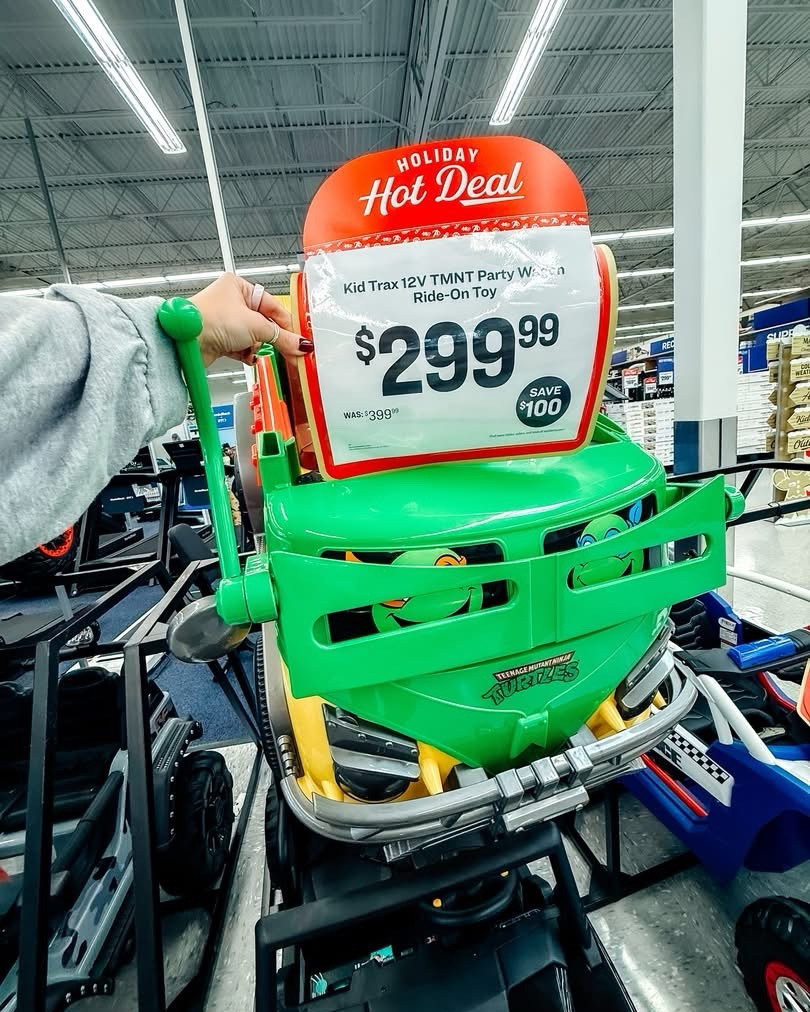 HOW COOL!!! Academy has a Teenage Mutant Ninja Turtle ride on car!!! I wish they would have had this a couple years ago when my oldest was obsessed with TMNT! 

#tmnt #teenagemutantninjaturtles #funfinds #kidstoys #academy #giftideas #christmasgiftideas

#LTKGiftGuide #LTKHoliday #LTKKids