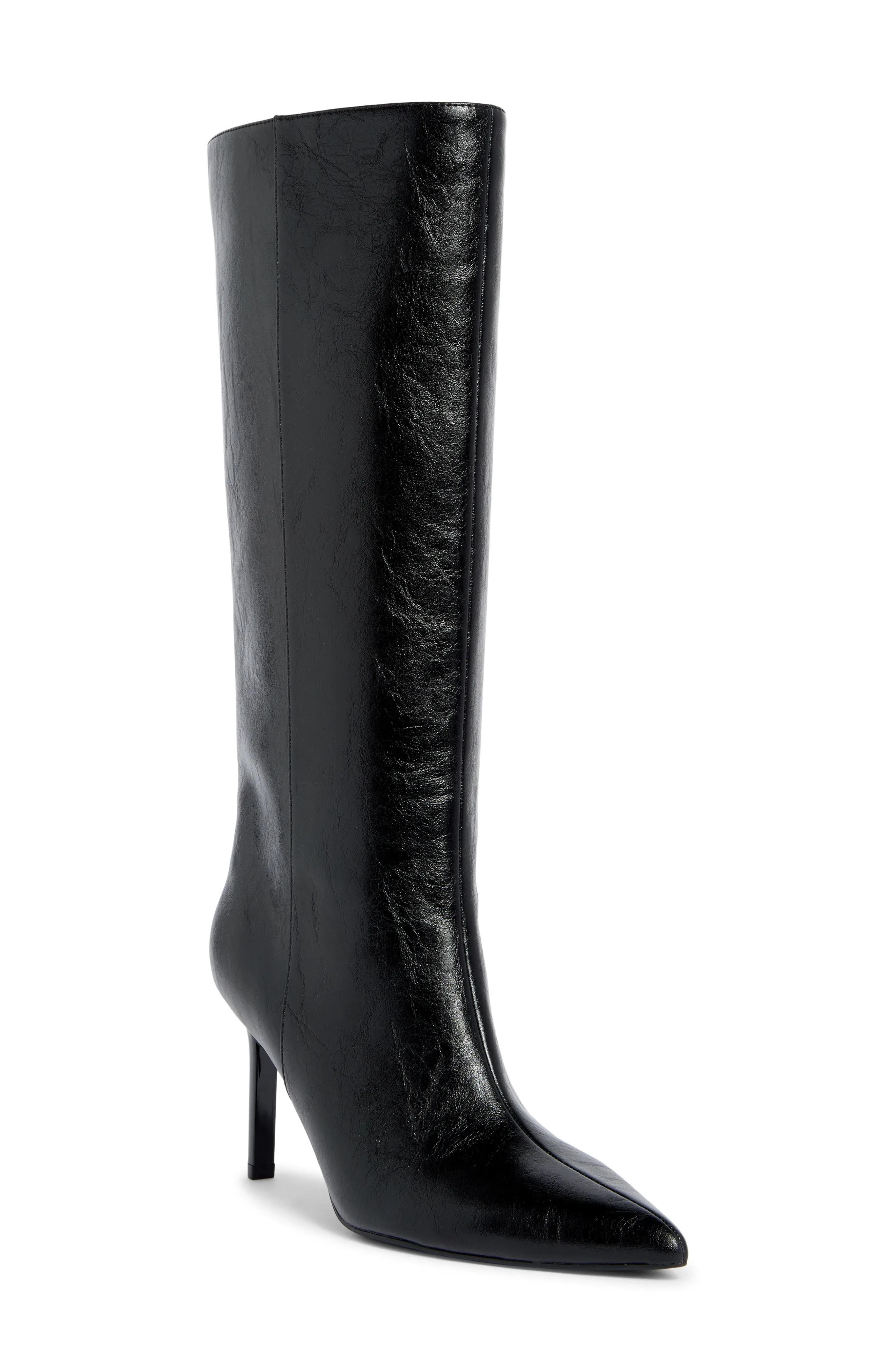 Abound Vanna Tall Boot in Black Smooth at Nordstrom Rack, Size 6.5 | Nordstrom Rack