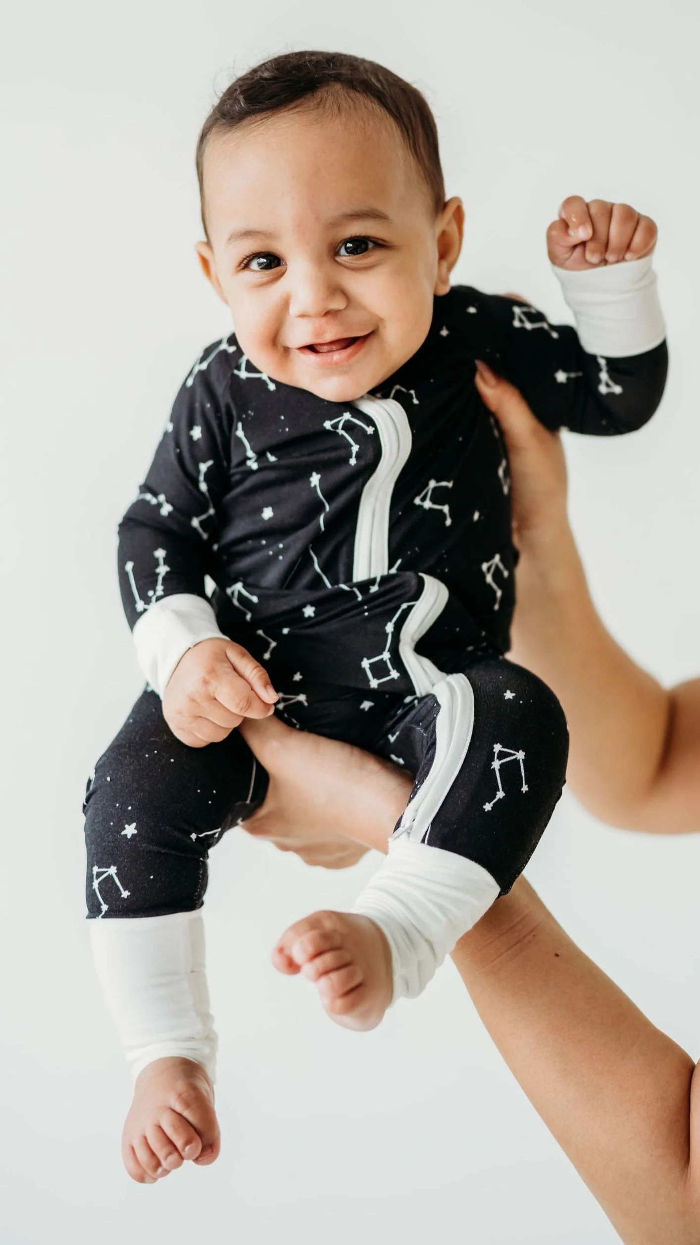 Infant Romper in Constellations | Silks Design