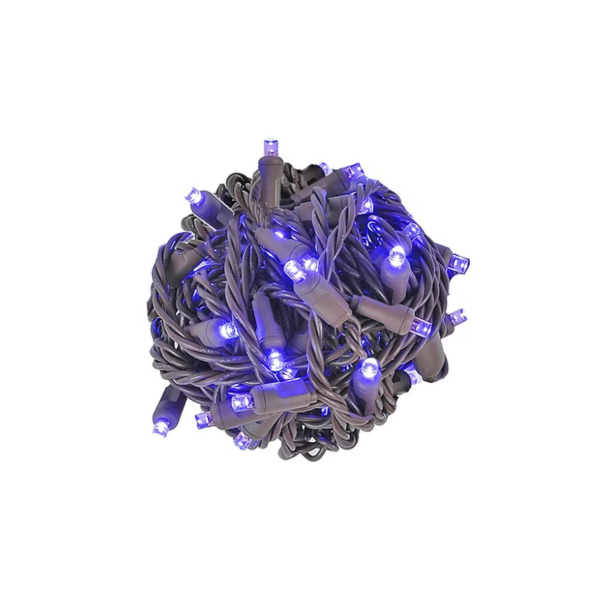 Novelty Lights 50 Light LED Christmas Mini Light Set (Brown Wire, 25 Feet) | Target