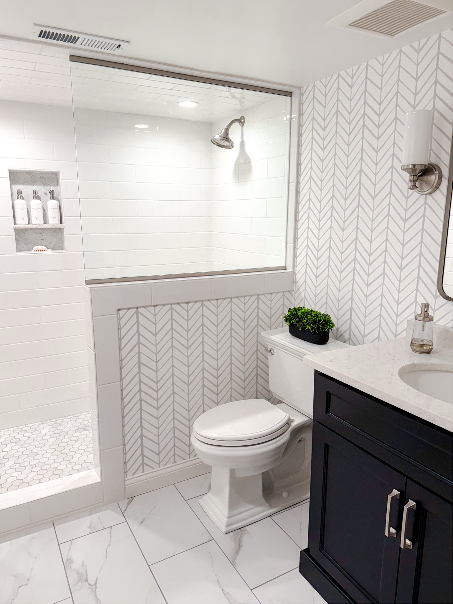 Bathroom reno complete! This is the only toilet I will ever put in my house, so classy!

Bathroom, reno, Kohler, pottery barn

#LTKHome