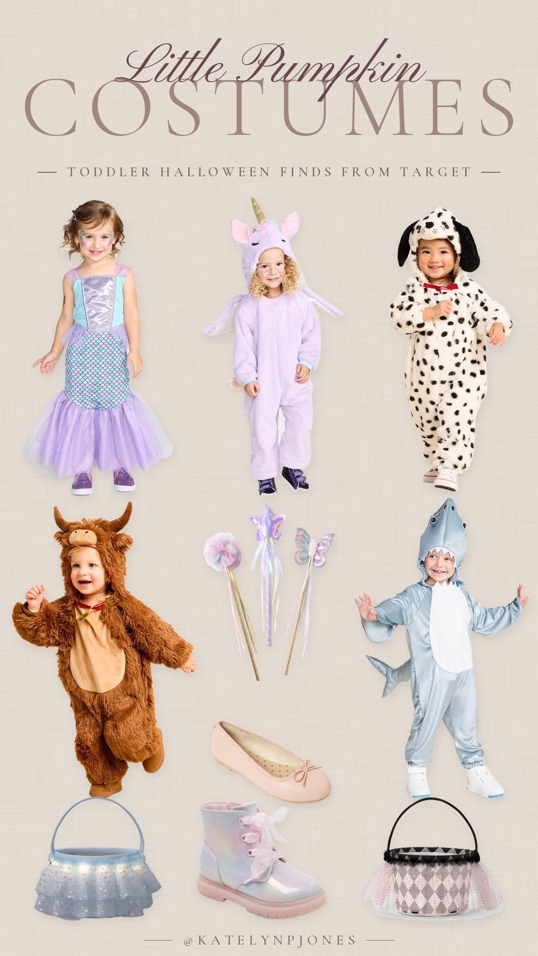 The cutest little toddler Halloween costumes from Target!! 🧡🎃 The fluffy Highland cow and lavender unicorn are so sweet! Sharing mermaid, puppy and shark costumes too, plus shoes, wands and trick-or-treat buckets to finish their Halloween look 🎃

toddler Halloween costumes, Target toddler costumes, toddler girl costume, toddler boy costume, Highland cow costume, unicorn costume, mermaid costume, Dalmatian costume, shark costume, Halloween accessories

#LTKKids #LTKFamily #ToddlerHalloweenCostumes #TargetFinds #ToddlerStyle
