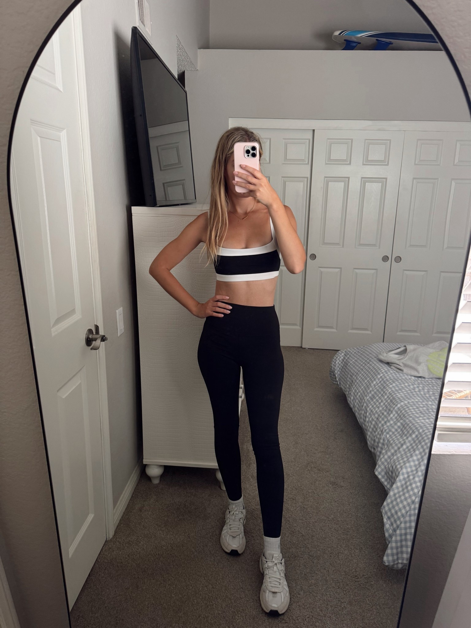 black and white workout set 🤍🖤 my sports bra from FORM is sold out, but linking similar styles!

#LTKActive #LTKStyleTip #LTKFindsUnder100