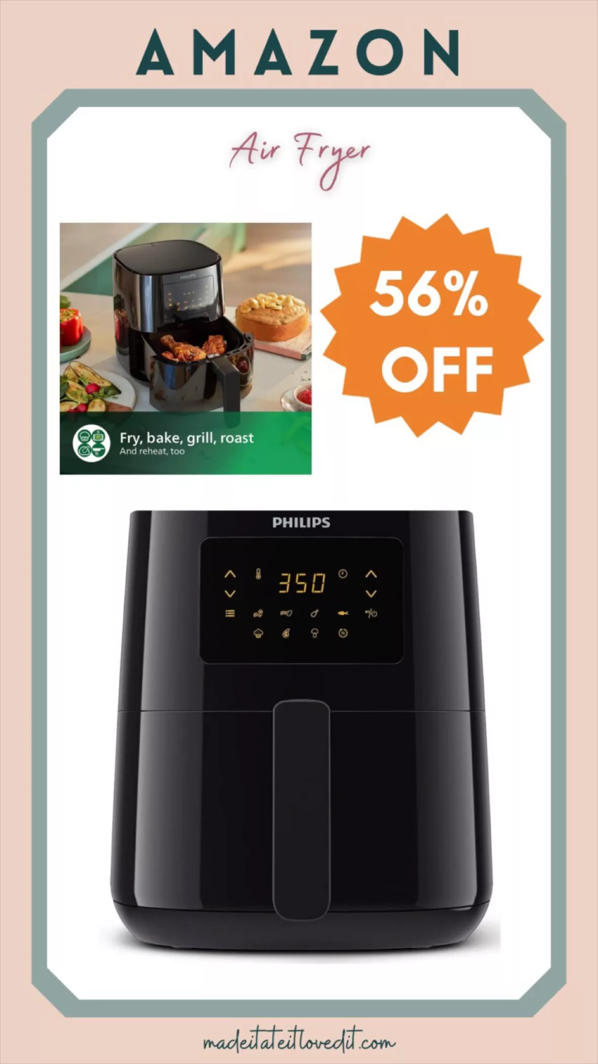 The Philips 3000 Series Air Fryer Is 50% Off On  Right Now