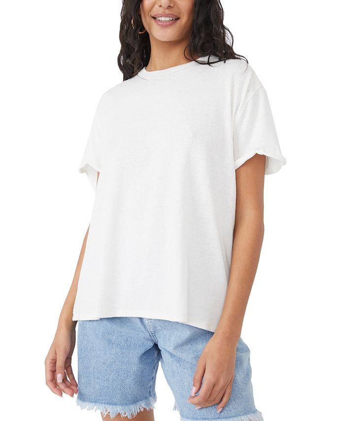 Free People Boyfriend T-Shirt & Reviews - Tops - Women - Macy's | Macys (US)