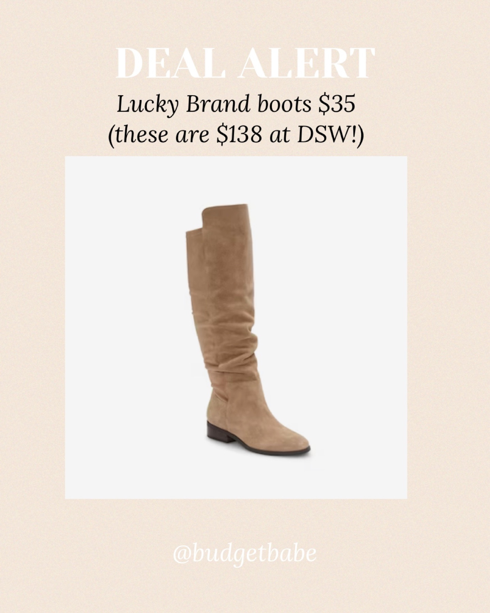 Lucky brand knee high on sale boots