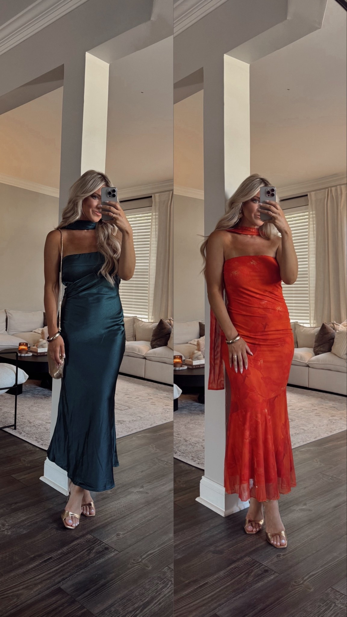 Amazon wedding guest dresses under $50. Love a dress with a neck scarf! Wearing a medium in both. 

#LTKWedding #LTKFindsUnder100 #LTKStyleTip