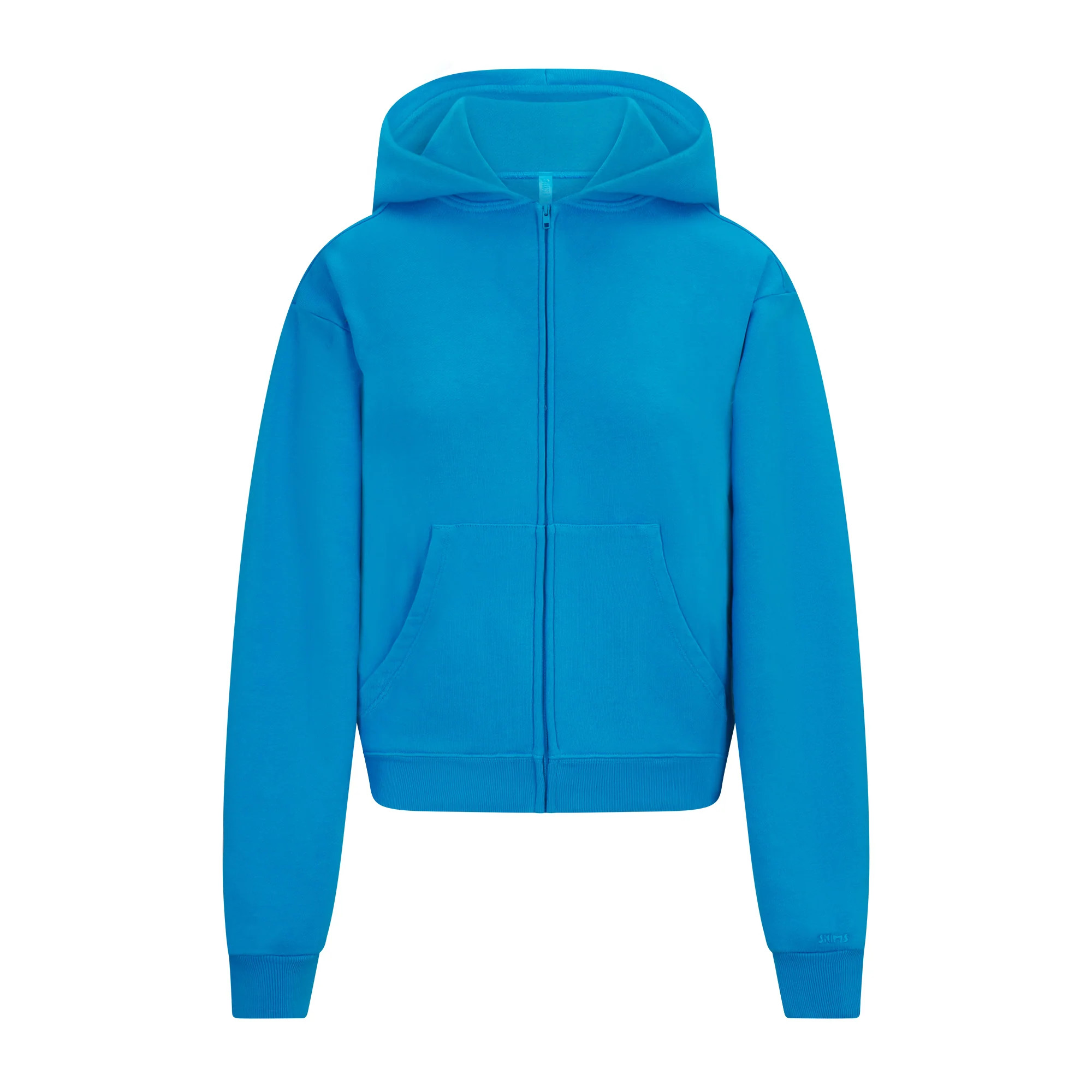 FRENCH TERRY ZIP UP HOODIE | CERULEAN | SKIMS | SKIMS (US)