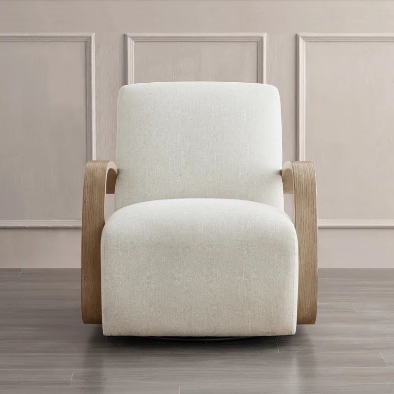 Brehana Upholstered Swivel Armchair | Wayfair North America