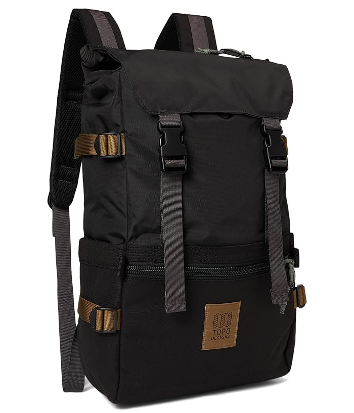 Topo Designs Rover Pack Classic Backpack Bags Black/Black 1, Nylon | Zappos.com