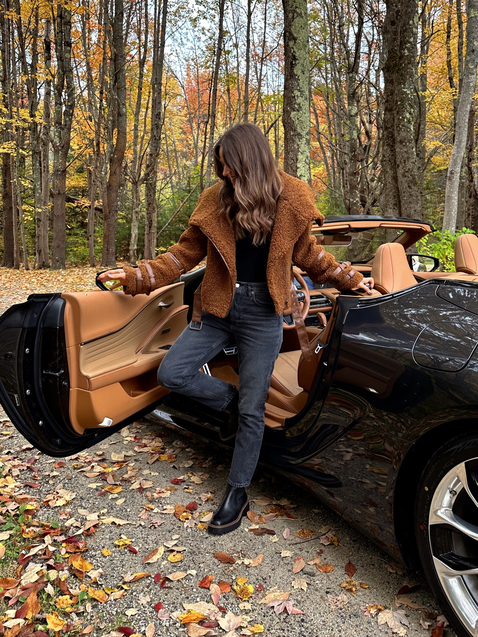 Dream fall outfit. Got a XS in the jacket, S bodysuit, & jeans fit TTS. I sized up for a relaxed fit! My waterproof boots fit TTS. I got them in white too. 

#LTKstyletip #LTKSeasonal