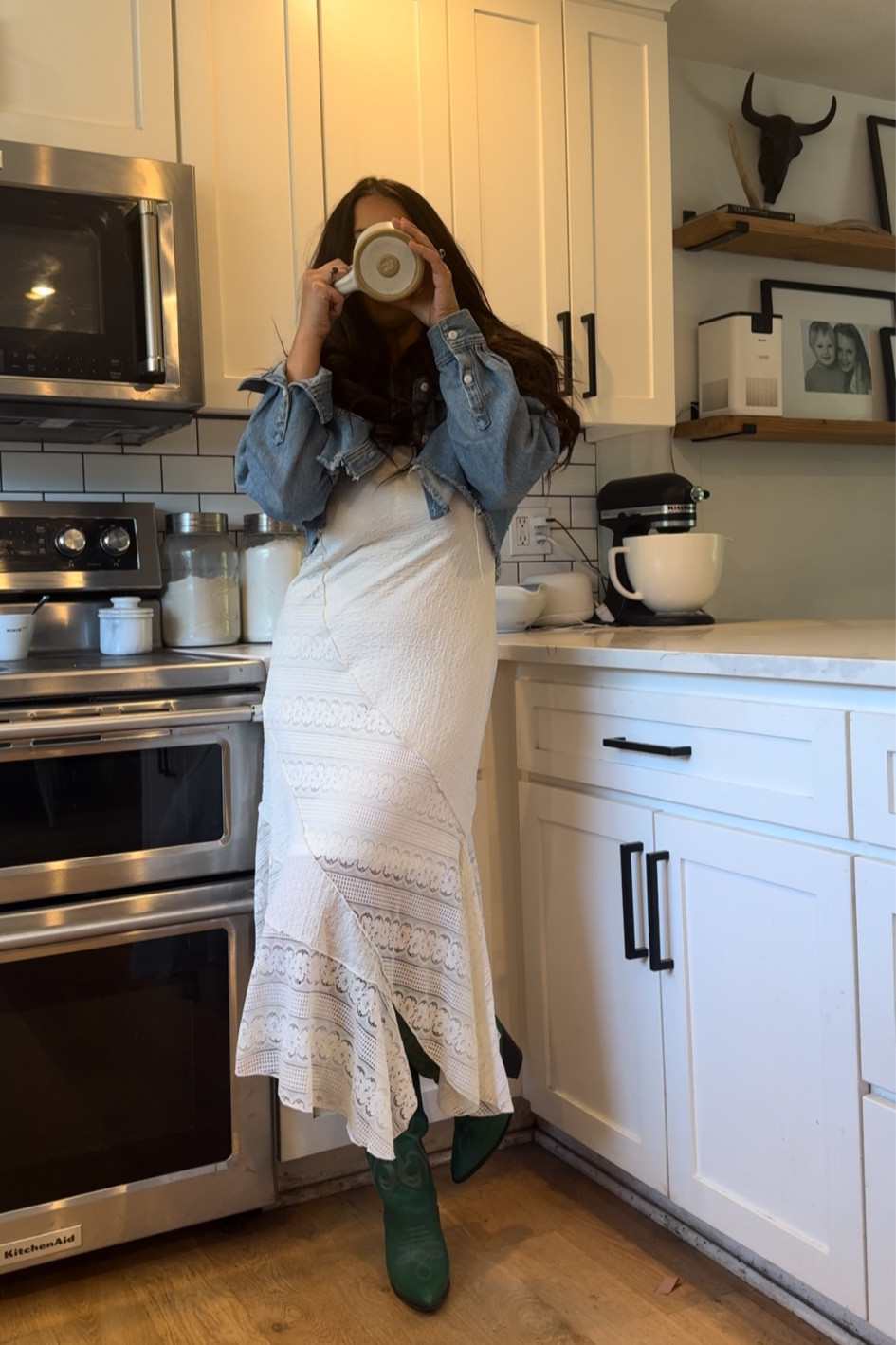 Someone needs to tell Steve Madden we need these boots back in stock in this color 💚💚