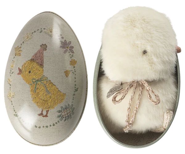 Plush Mini & Easter Egg, Chicken | MailegUSA