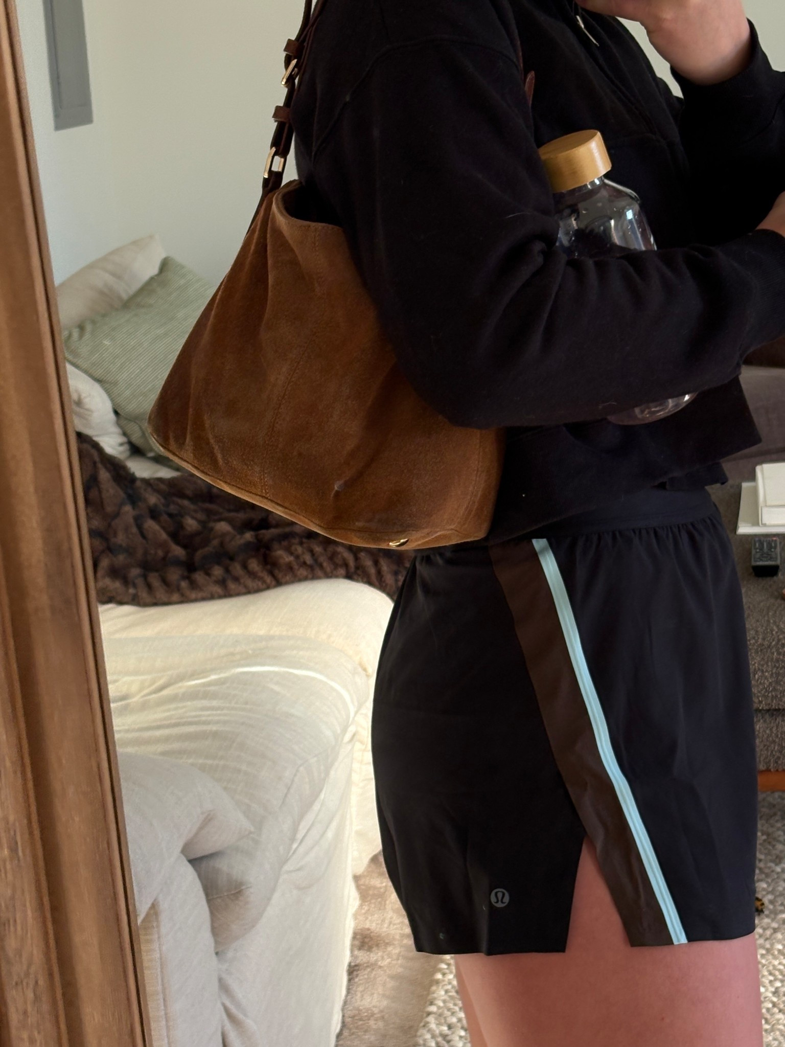 Lululemon shorts! Wearing a medium!